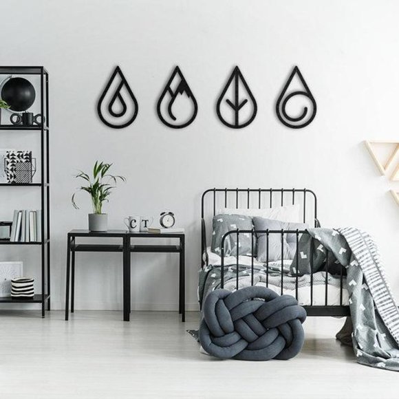 Four Elements Singa - Metal Wall Hanging - Picture 2 of 7